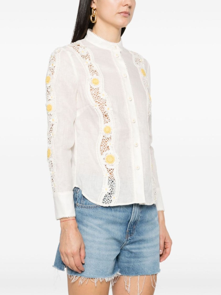 Zimmermann White Everley Shirt