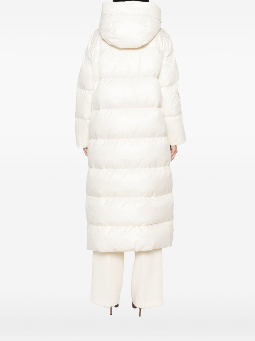Twin-Set Oversized Padded Quilted Hooded Down Coat