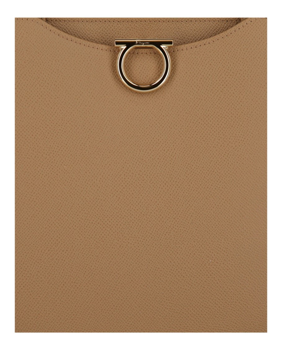 Ferragamo Gemini Leather Shoulder Bag