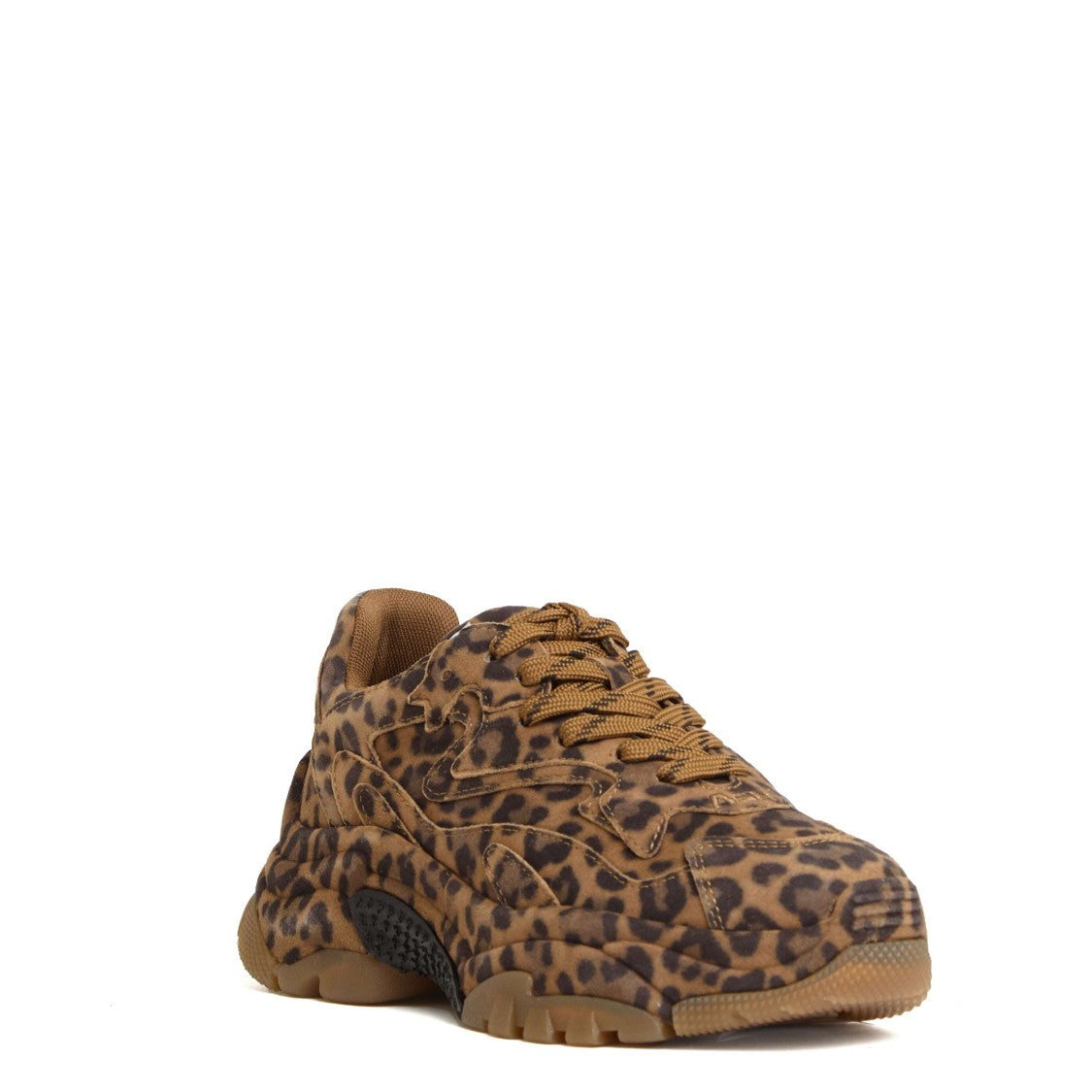 Ash Leopard Print Suede Sneakers
