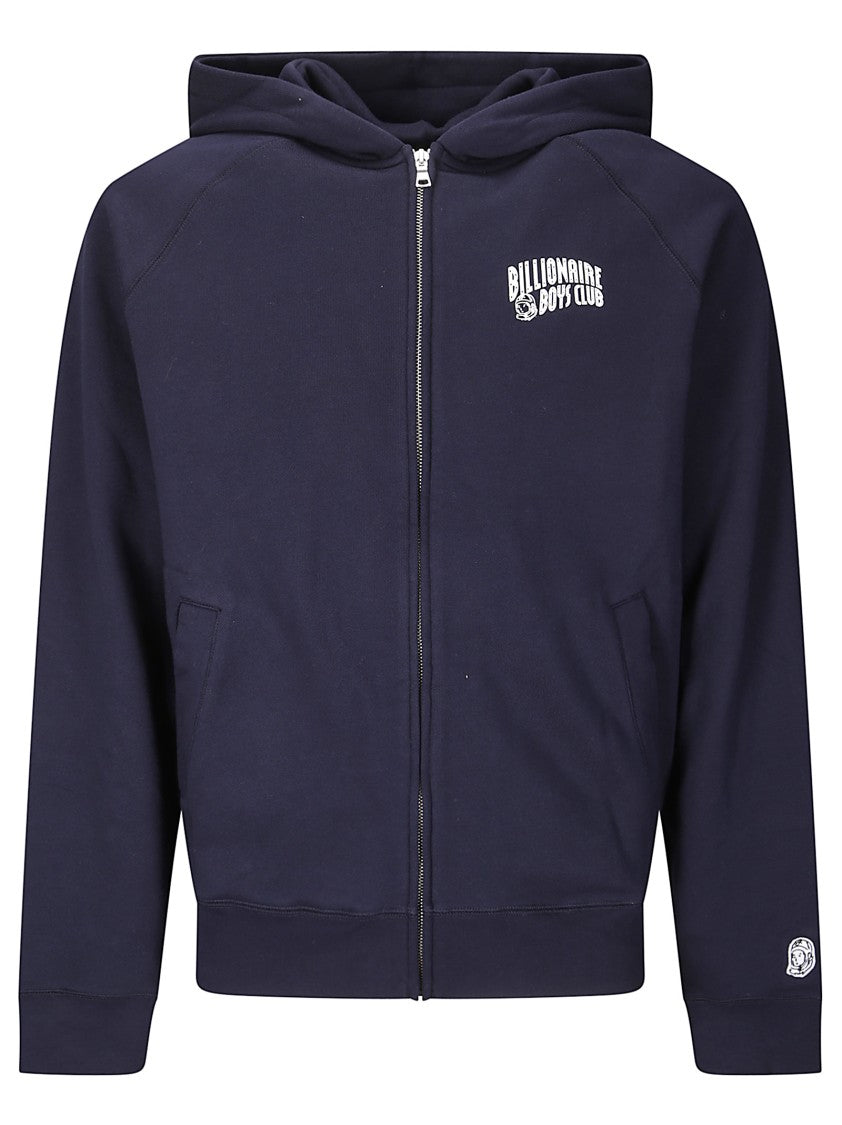 Billionaire Boys Club Small Arch Logo Zip Through Sweatshirt