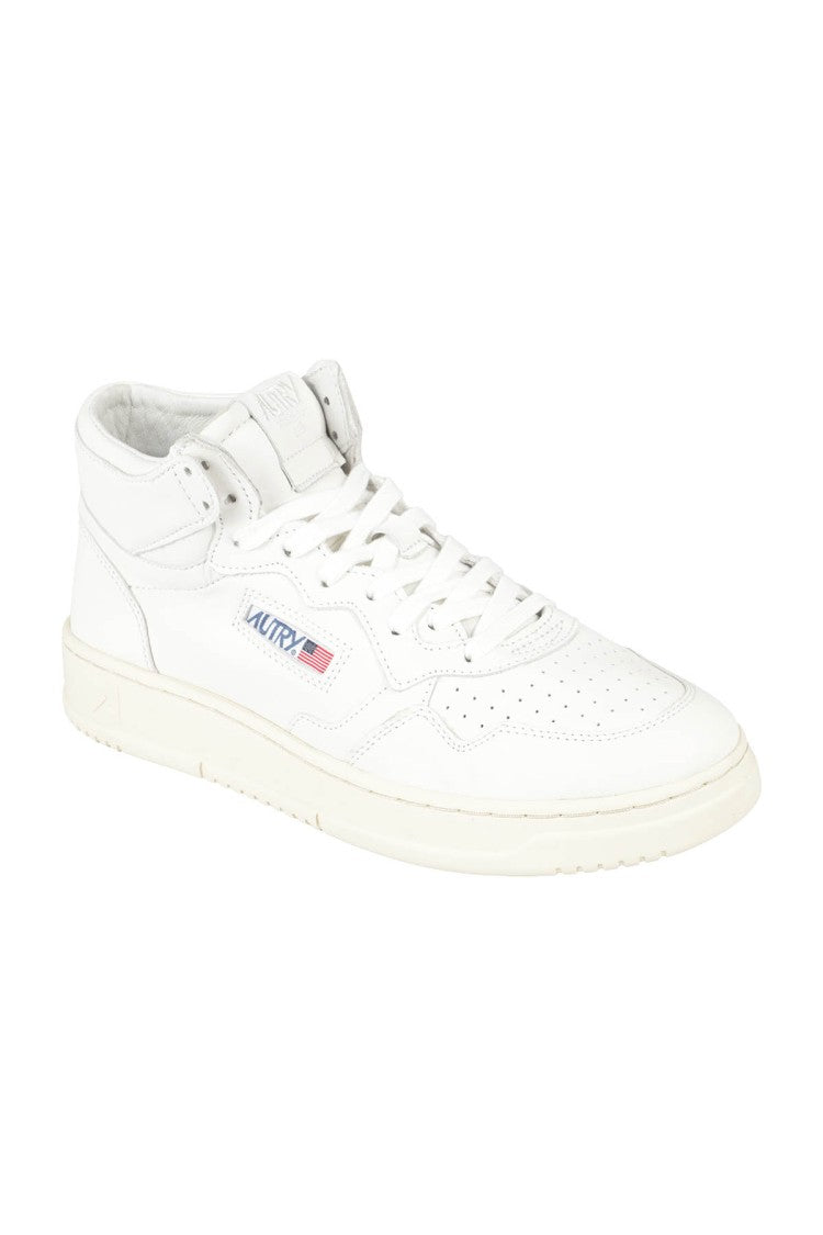 Autry White Leather Sneakers