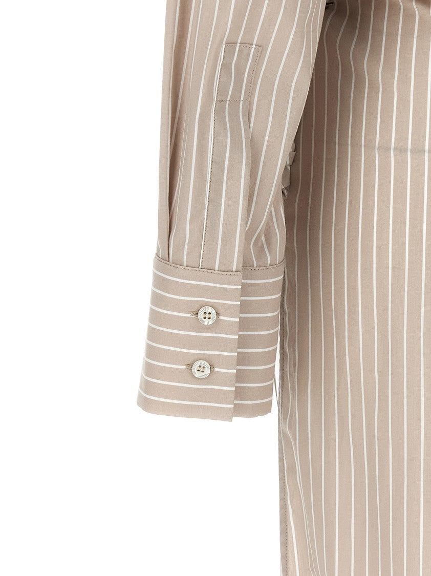 Giuseppe Di Morabito Long Striped Maxi Dress