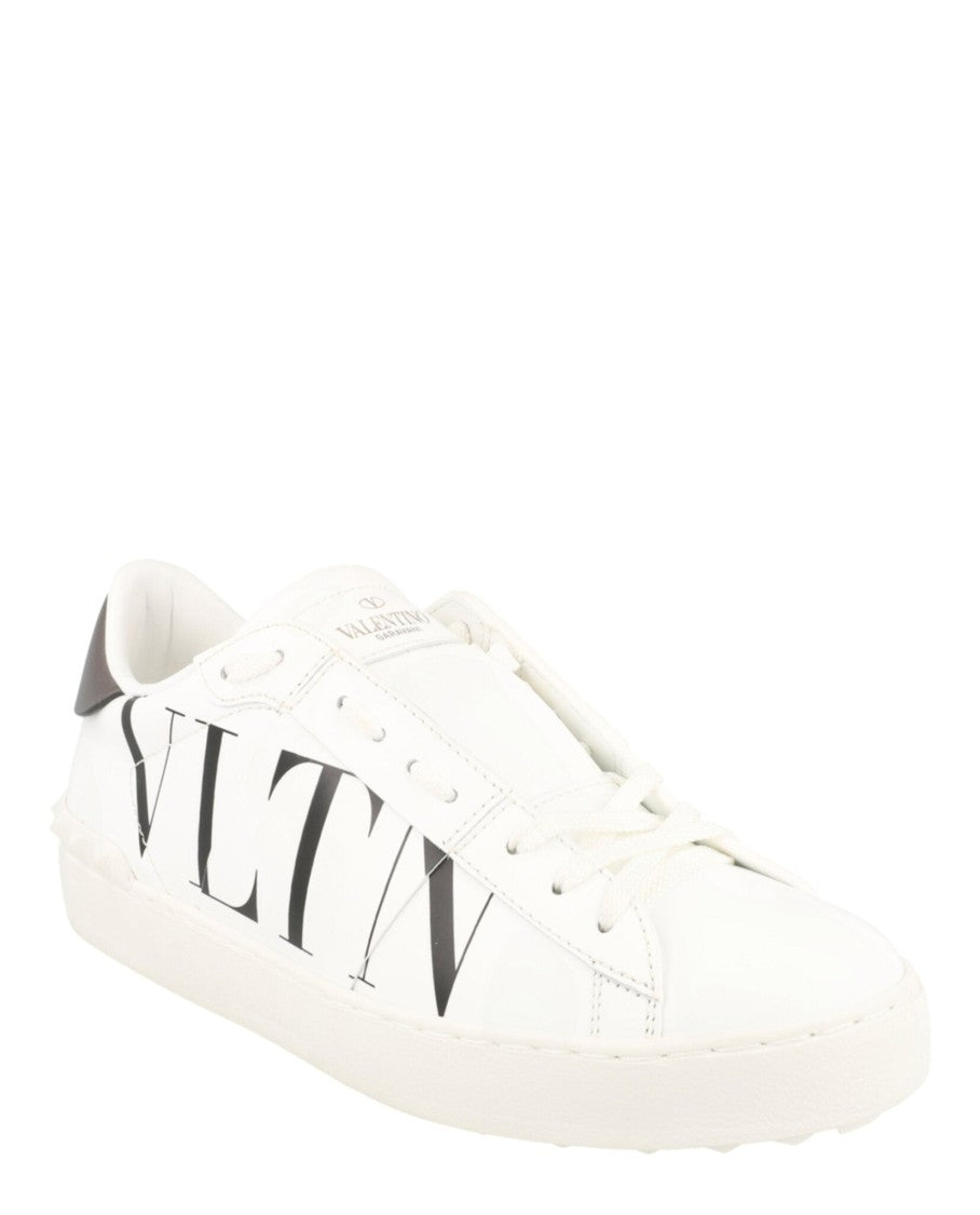 Valentino Open Vltn Leather Low-Top Sneakers