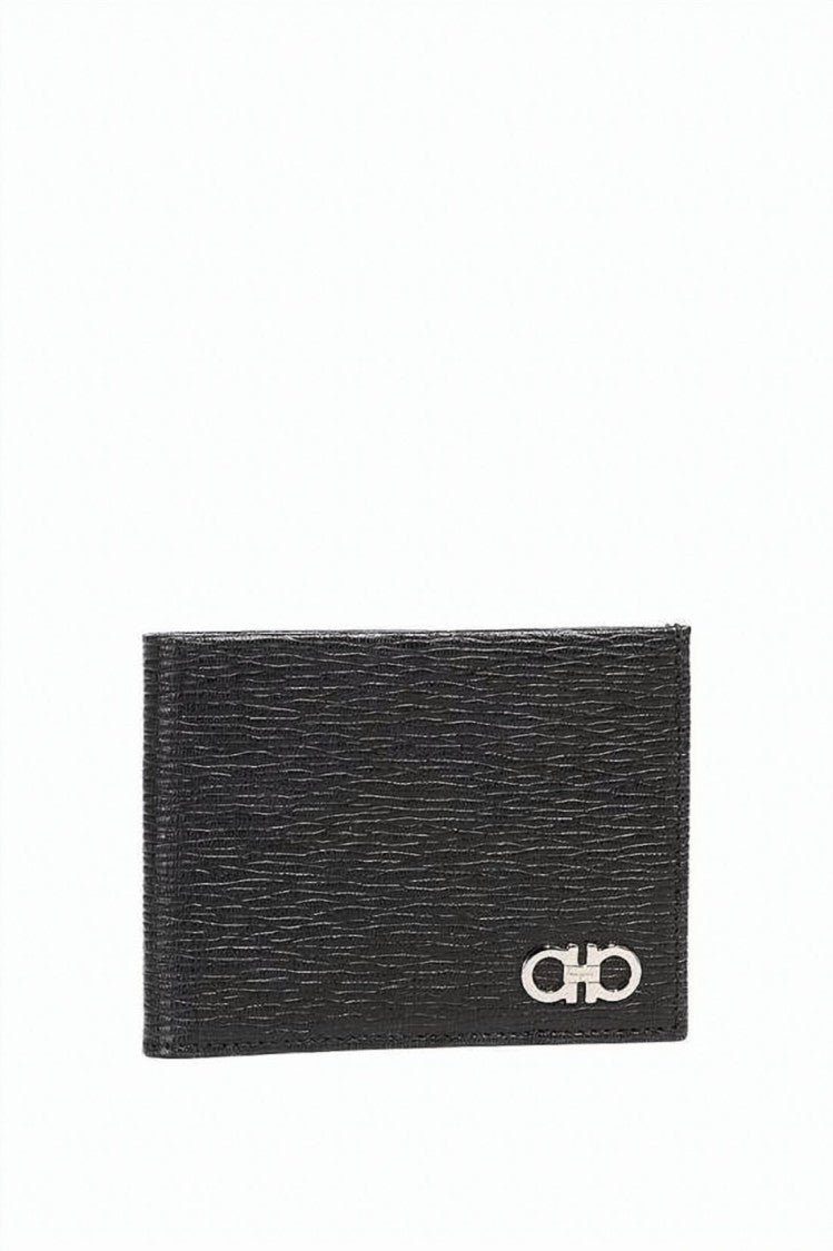 Salvatore Ferragamo Textured Leather Bifold Wallet