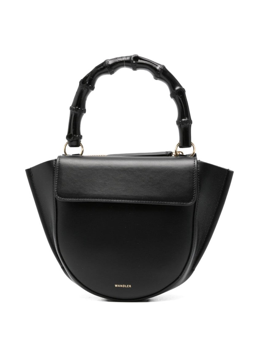 Wandler Black Hortensia Mini Bamboo Shoulder Bag