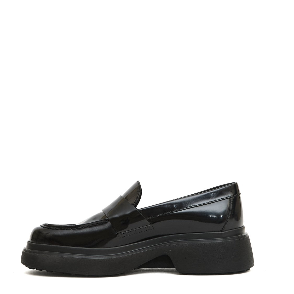Tod's Black Brushed Moccasin