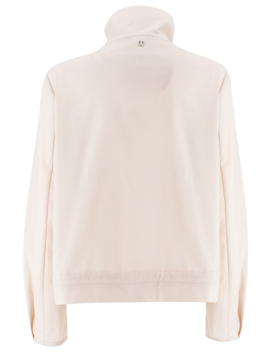 Duno Technical Fabric And Wool Blend Jacket