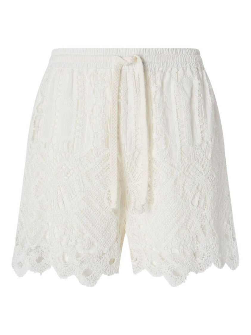 Pinko White Bermuda Shorts