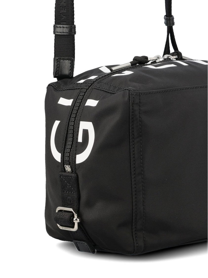 Givenchy Compact Rectangular Crossbody Bag With Silver Accents