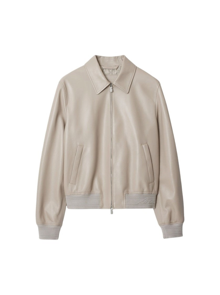 Burberry Leather Jacket Heron