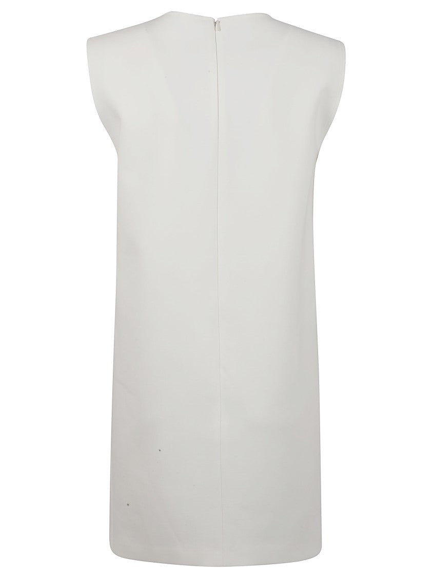 Max Mara Sleeveless Dress With Concealed Back Zipper