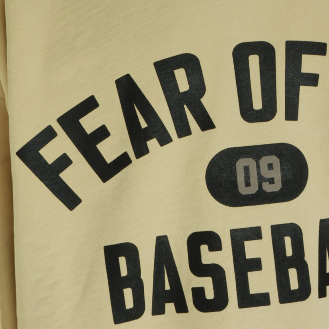 Fear Of God Relaxed Fit Hoodie With Bold Text And Ribbed Details