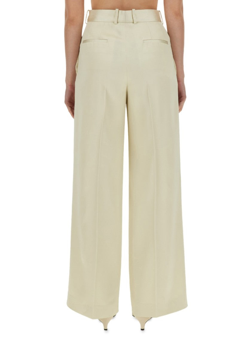 Jil Sander High-Waisted Tailored Pants With Wide Legs
