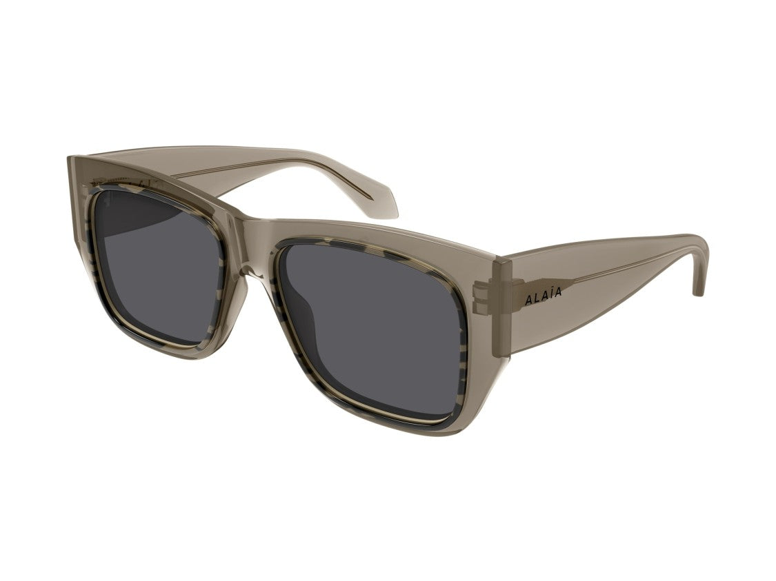 Azzedine Alaïa Tortoiseshell Oversized Square Frame Sunglasses