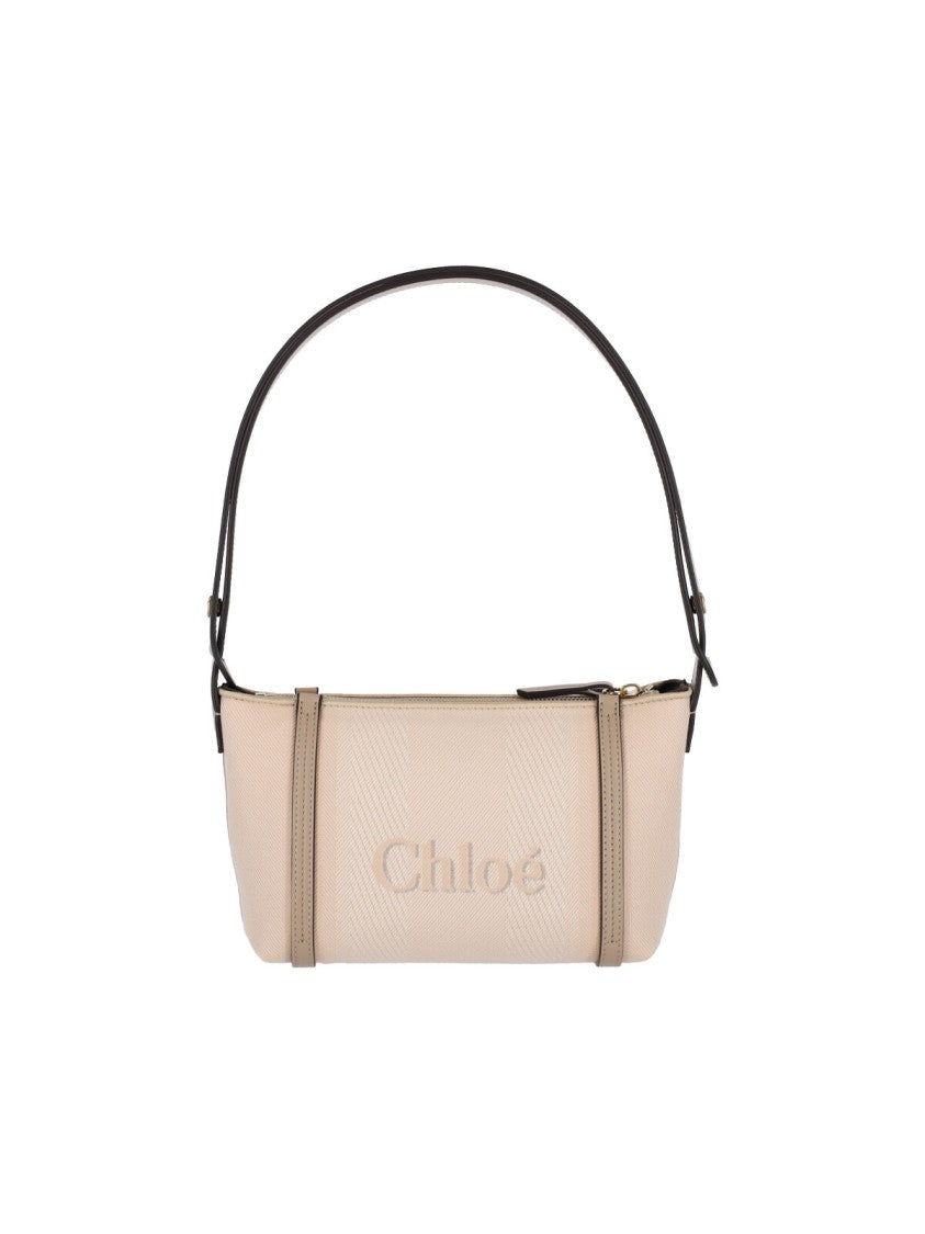 Chloé "Carry" Shoulder Bag Beige