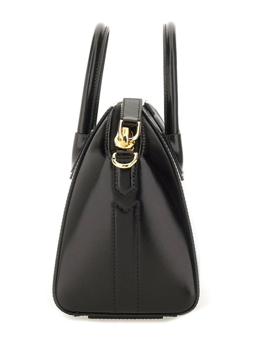 Givenchy Trapezoidal Mini Bag With Glossy Finish And Gold-Tone Hardware