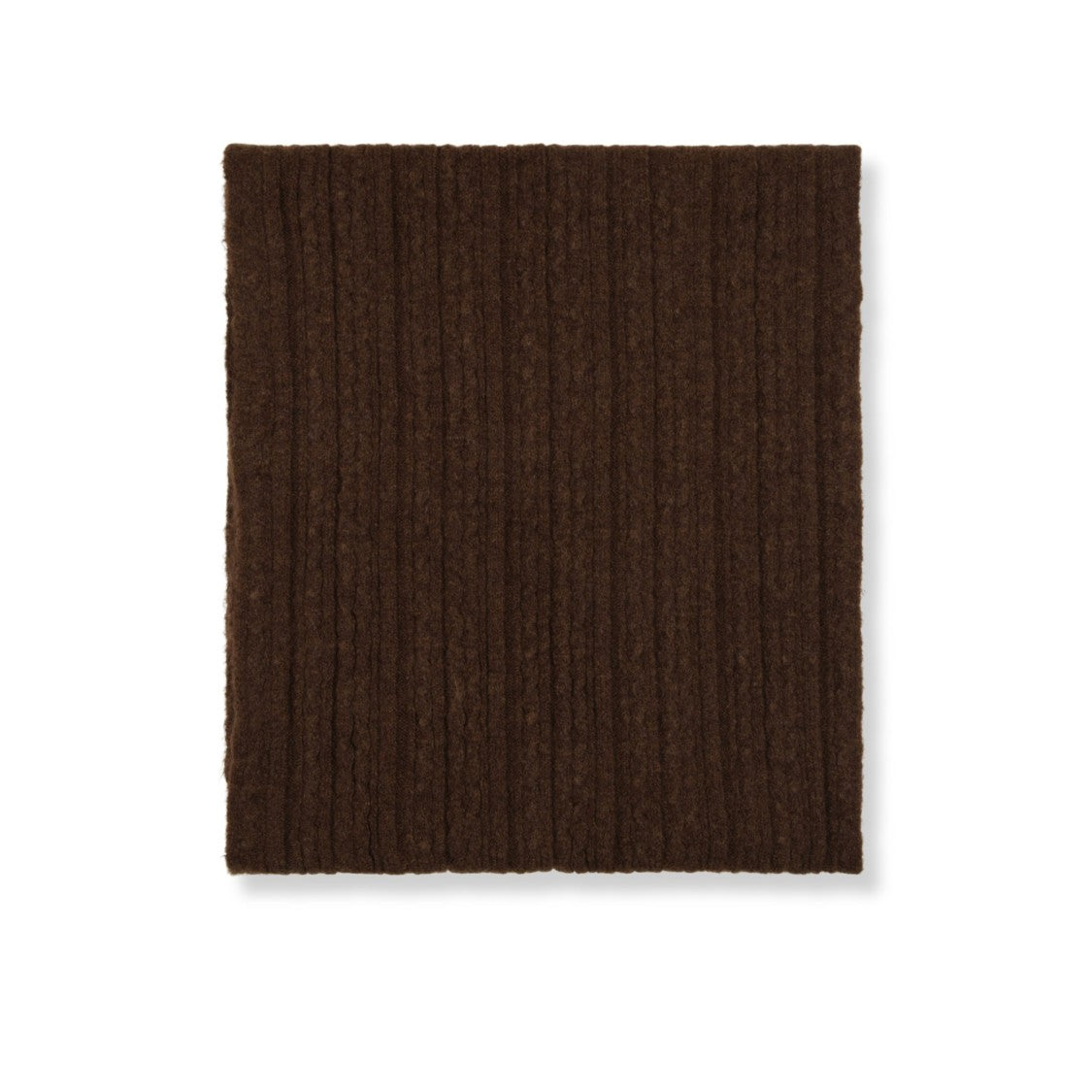 Mm6 By Maison Margiela Cable-Knit Scarf With Numeric Logo