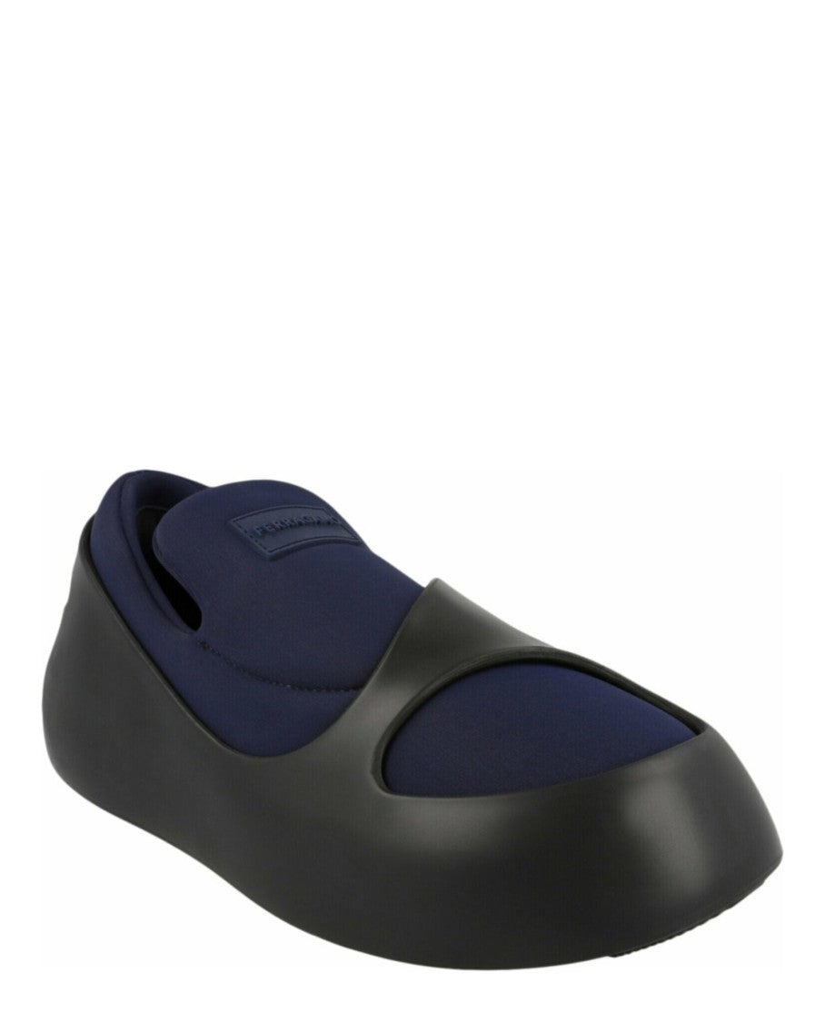 Ferragamo Lunar Paneled Slip-On Sneakers