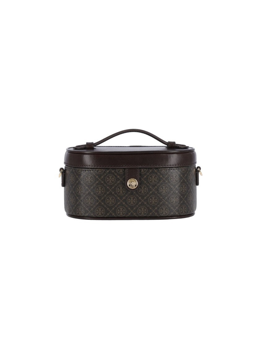 Tory Burch "T Monogram" Jewelry Case – Brown
