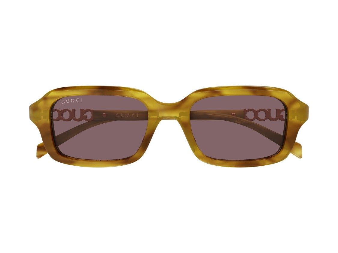Gucci Gg2152s Tortoiseshell Bold Oversized Square Sunglasses