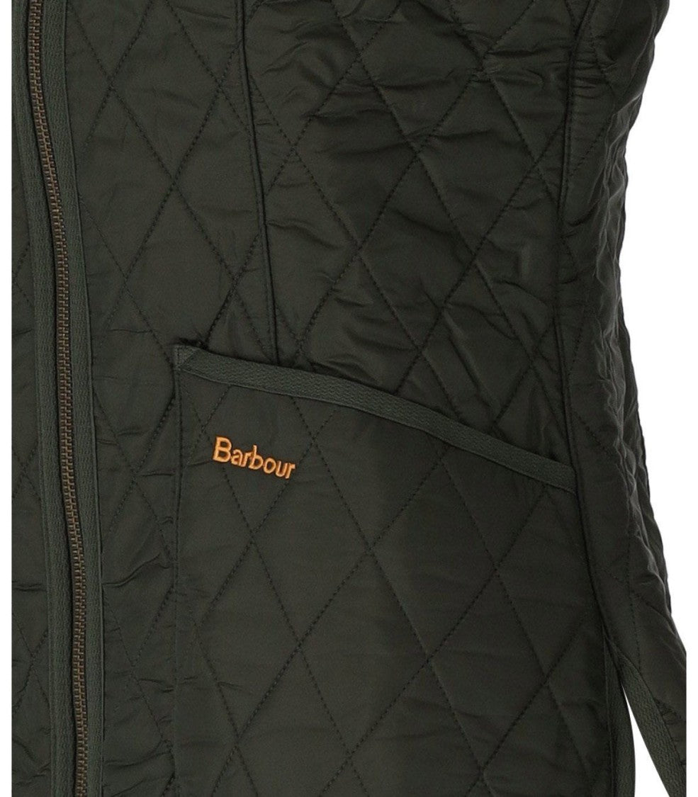Barbour Betty Fleece Olive Green Vest