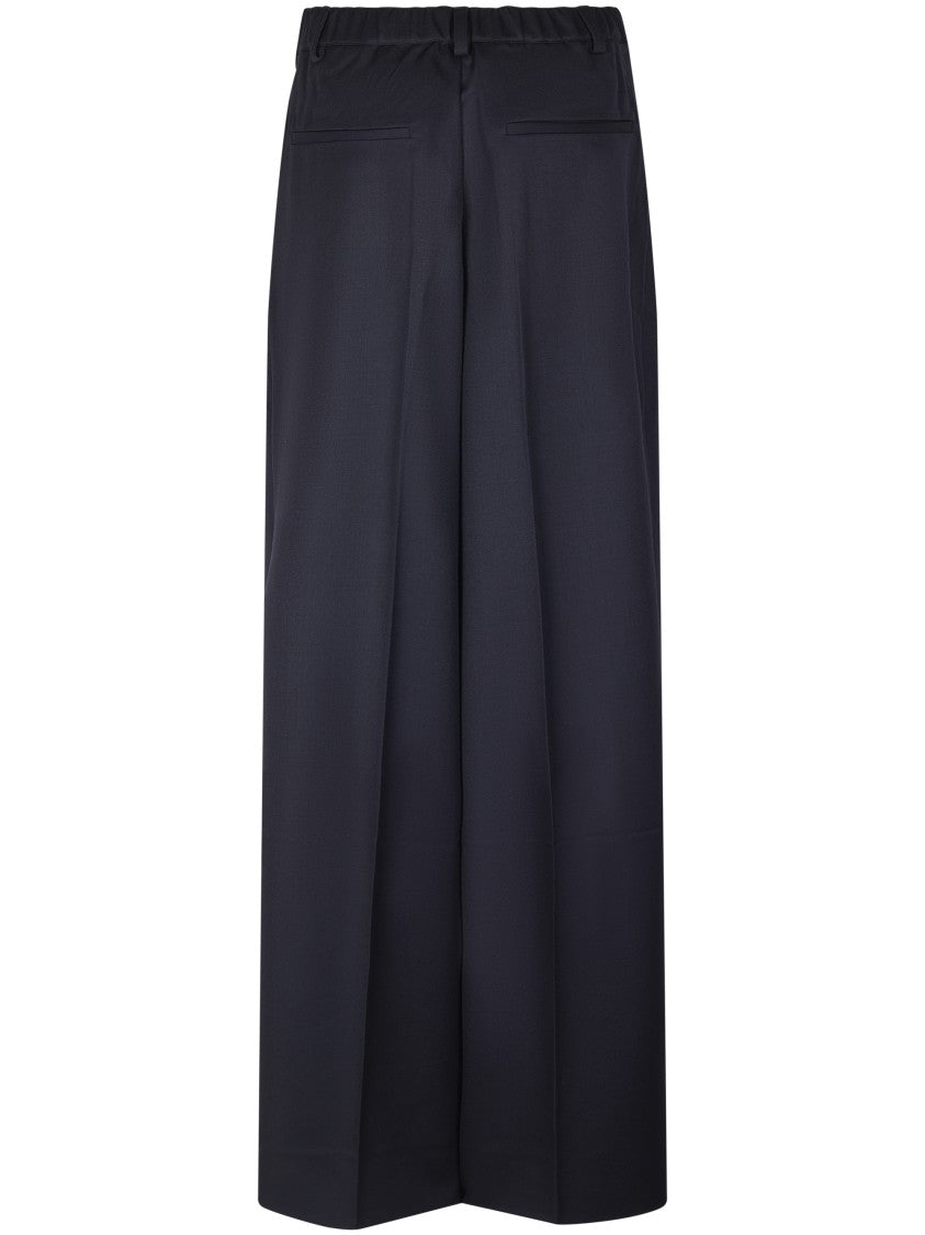Soeur Wide-Leg Trousers With Pleated Front