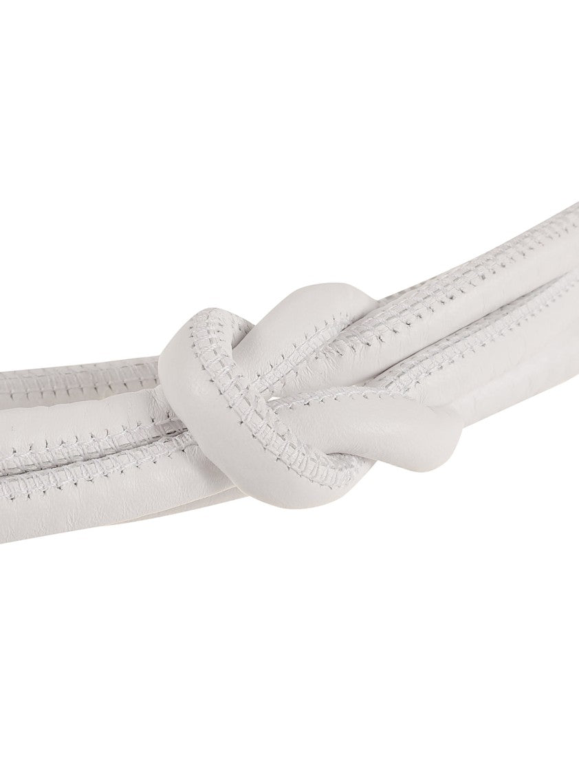 Fabiana Filippi Nappa Leather Knot Belt With Fluid Design