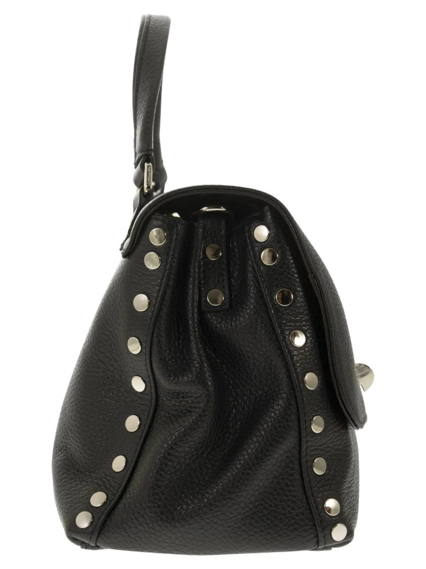 Zanellato Textured Calf Leather Shoulder Bag