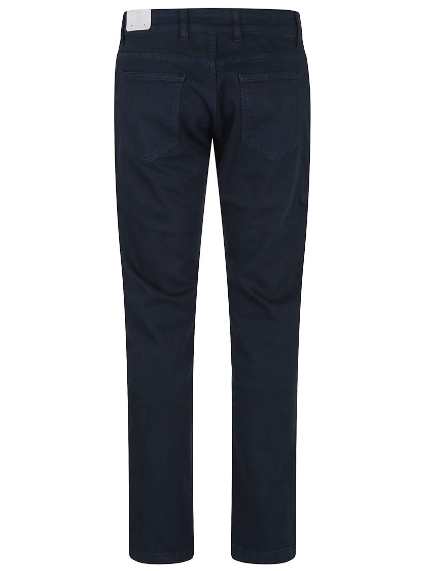 Eleventy Cotton Denim Trousers