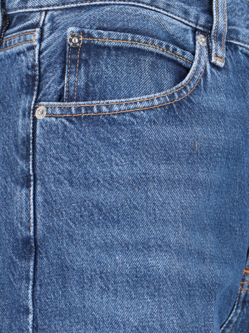 Frame Straight-Leg Jeans With Mid-Rise Waist And Timeless Silhouette