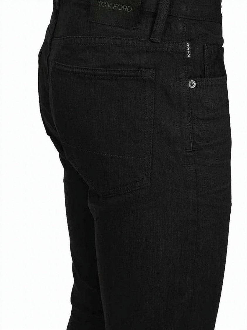 Tom Ford Slim-Fit Black Denim Pants