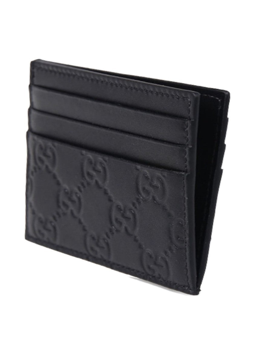 Gucci Compact Black Calfskin Wallet