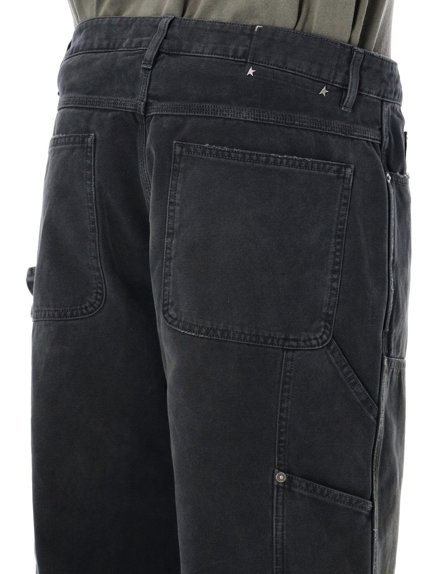 Golden Goose Painted Pant Garment Dyed