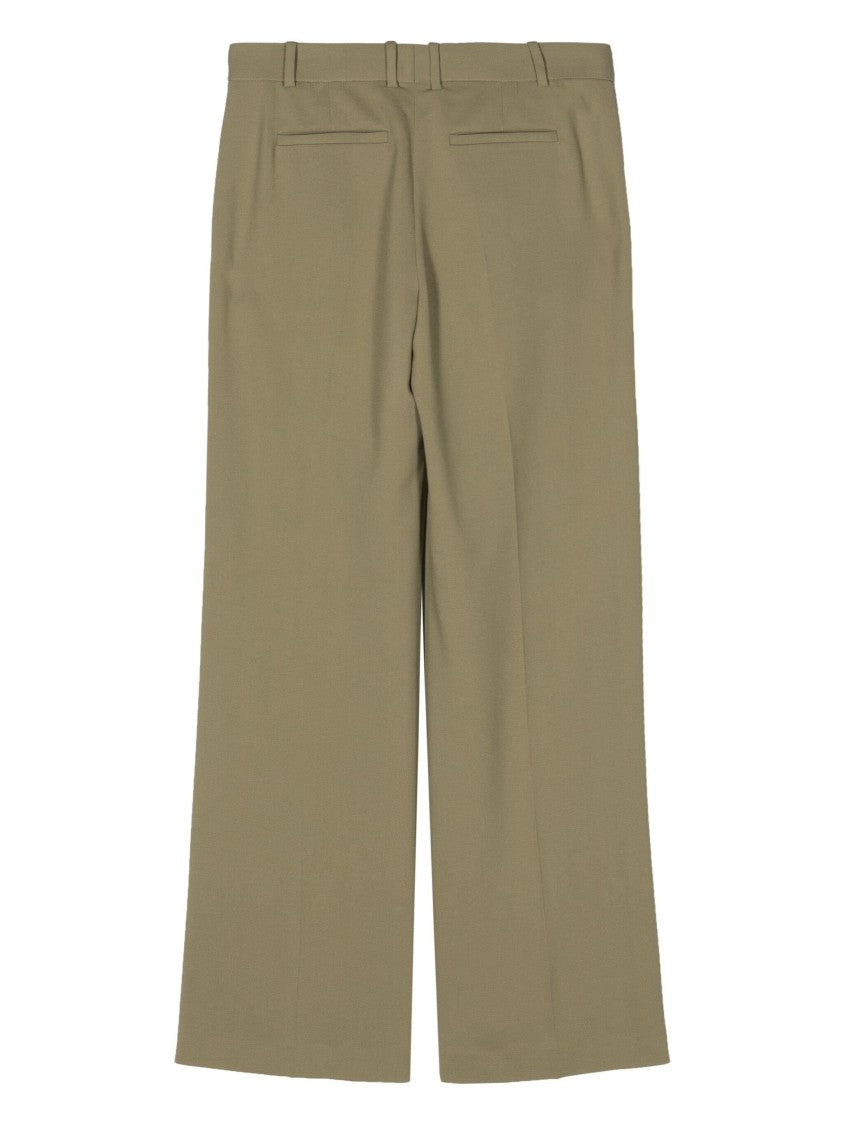 Joseph Comfort Cady Fabric Relaxed Fit Wide Leg Trousers