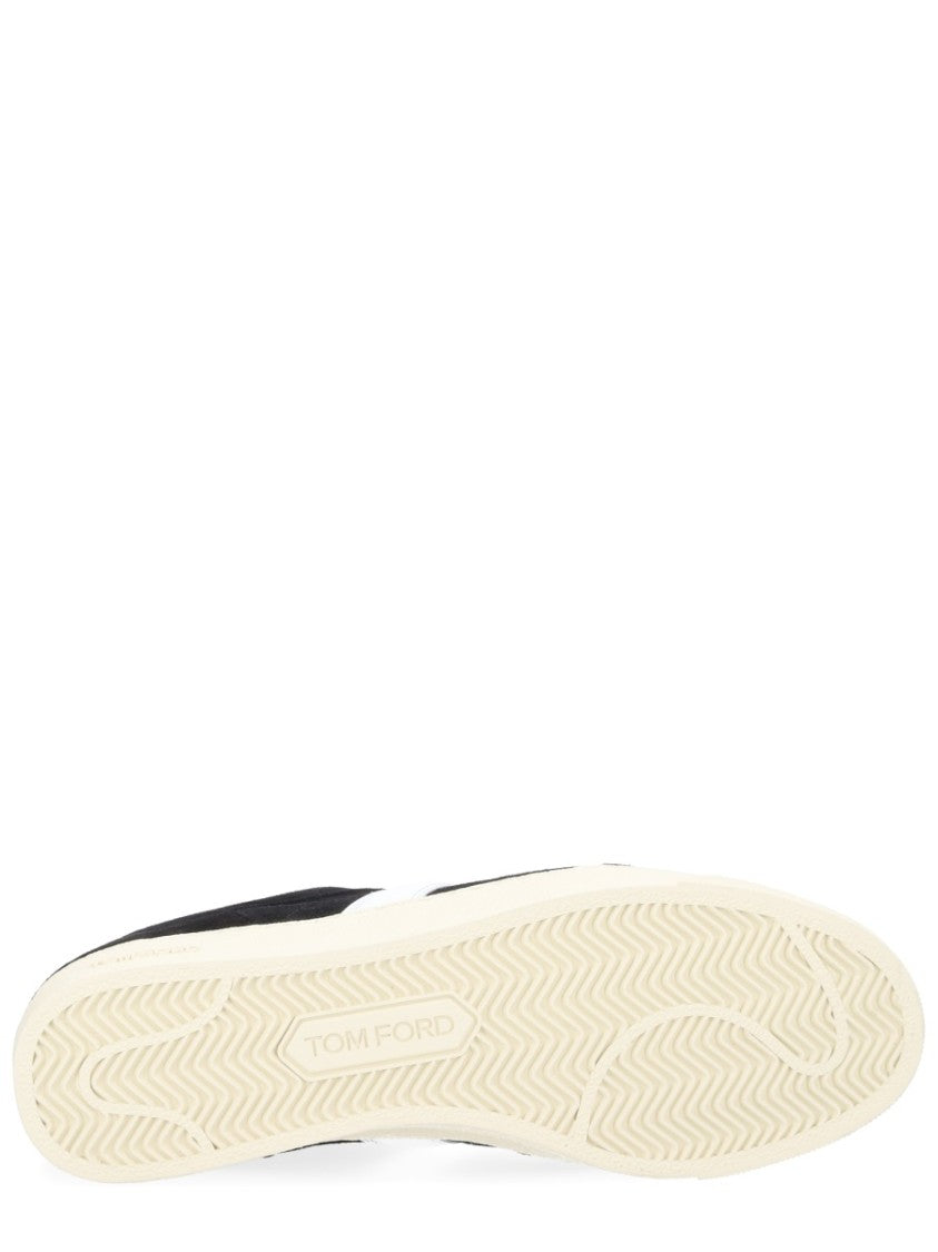 Tom Ford Sneaker With Logo Leather Sneakers