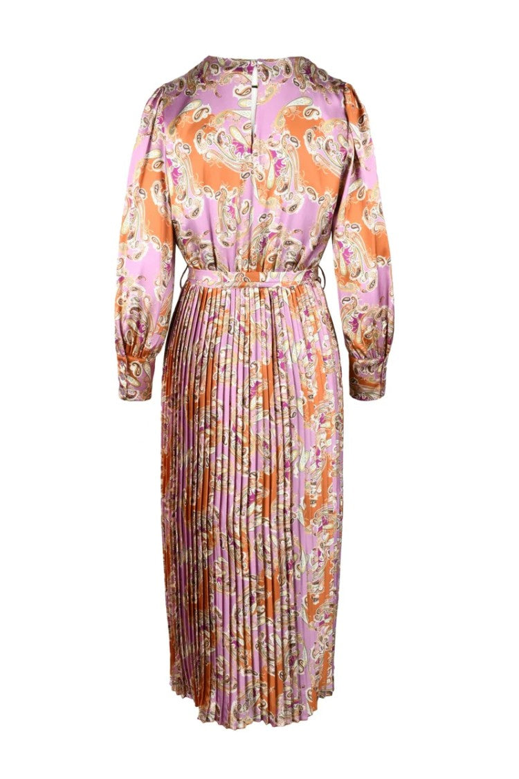 Think Multicolor Paisley Midi Dress