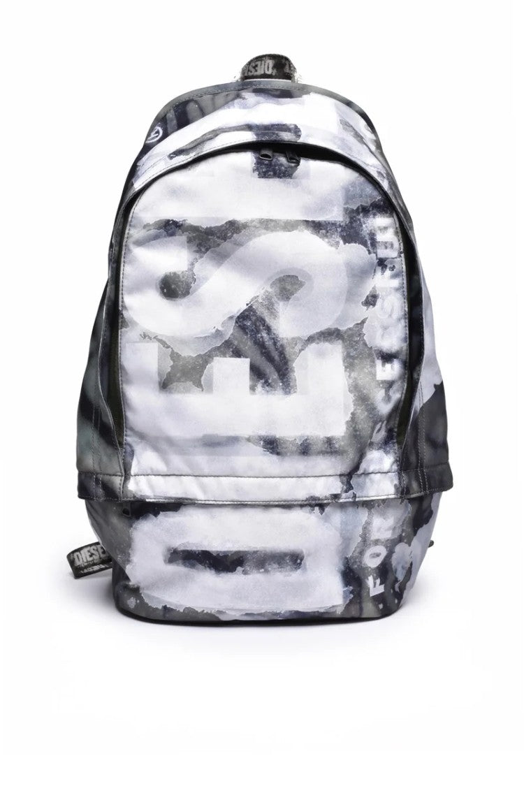 Diesel Structured Urban Backpack With Abstract Pattern