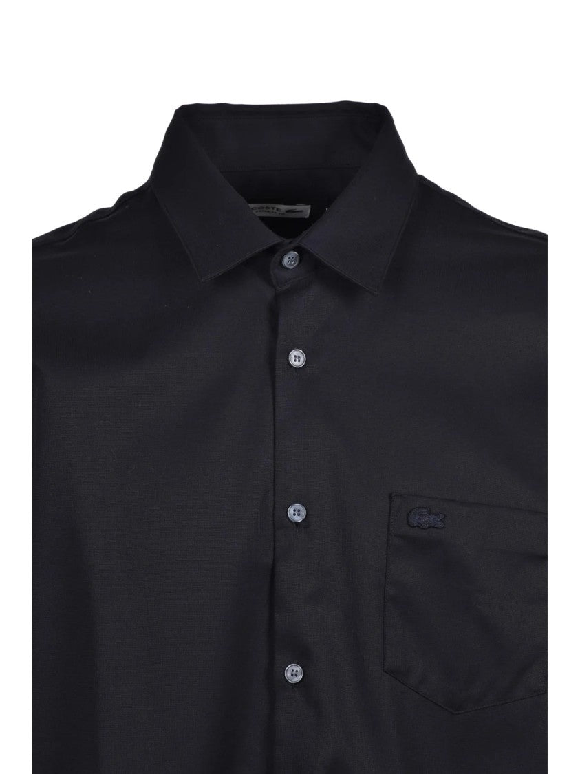 Lacoste Black Cotton Shirt