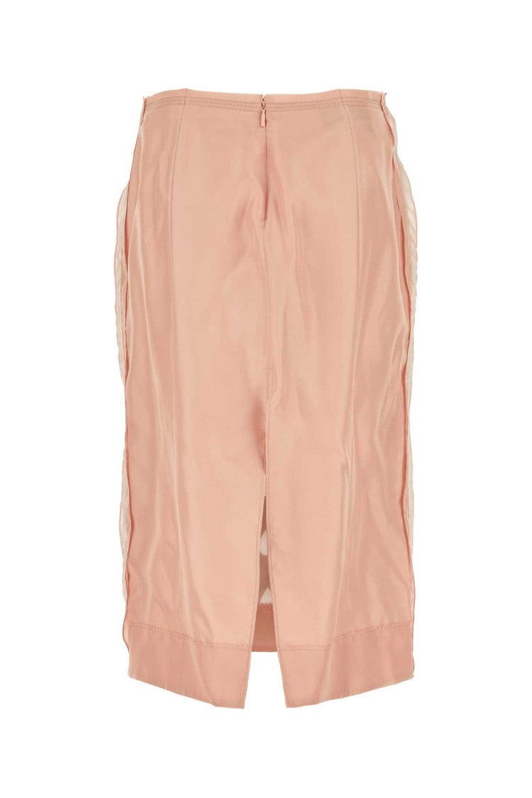 Gucci Two-Tone Silk Skirt