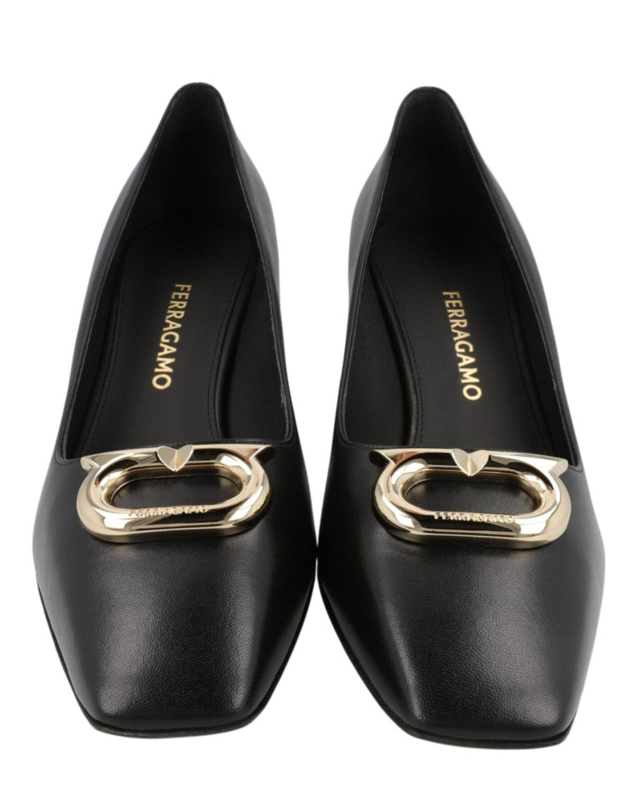 Ferragamo Pania 60 Leather Pumps