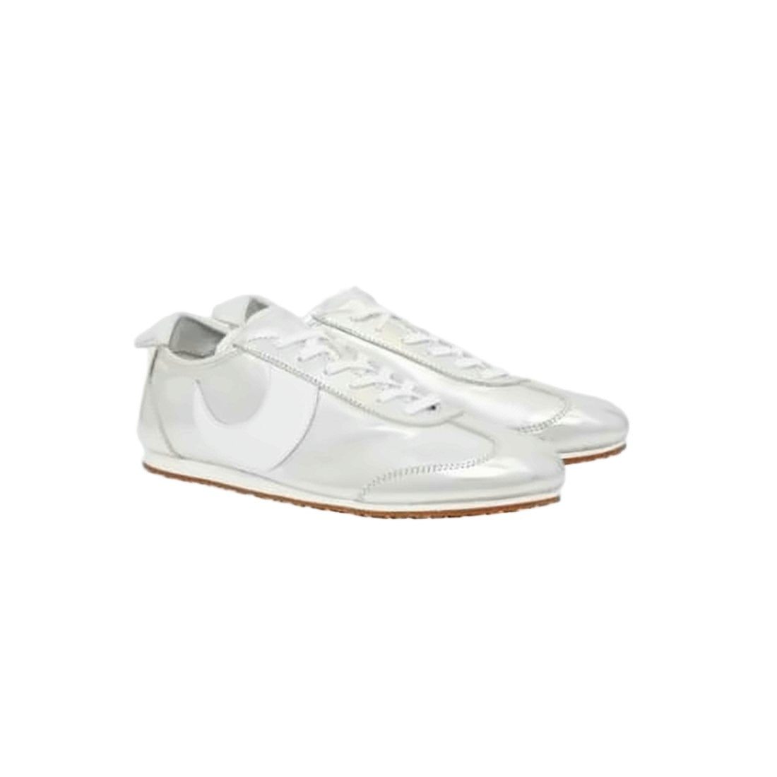 Marine Serre Metallic Finish Sneakers