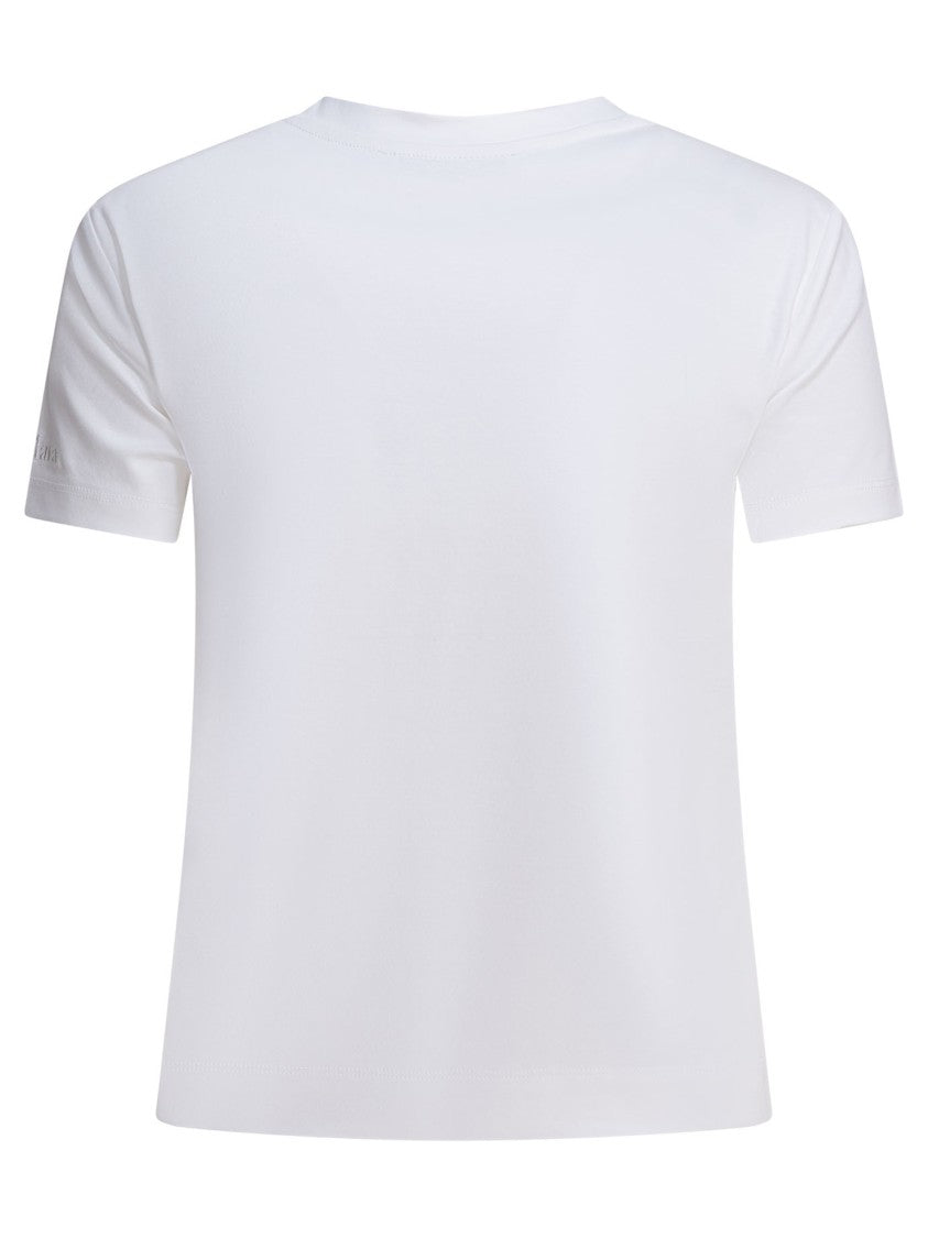 Max Mara Classic Crew Neck Cotton T-Shirt