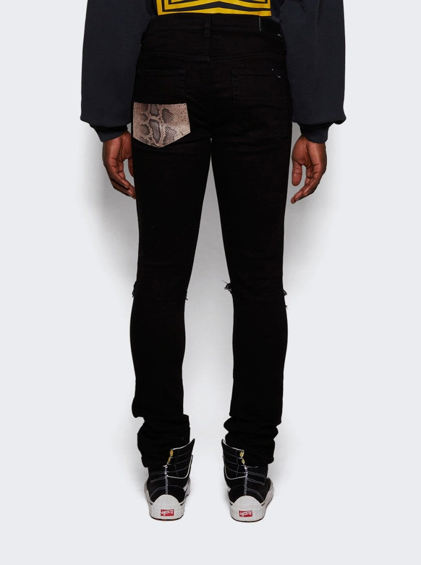 Amiri Snake Mx1 Jean Black