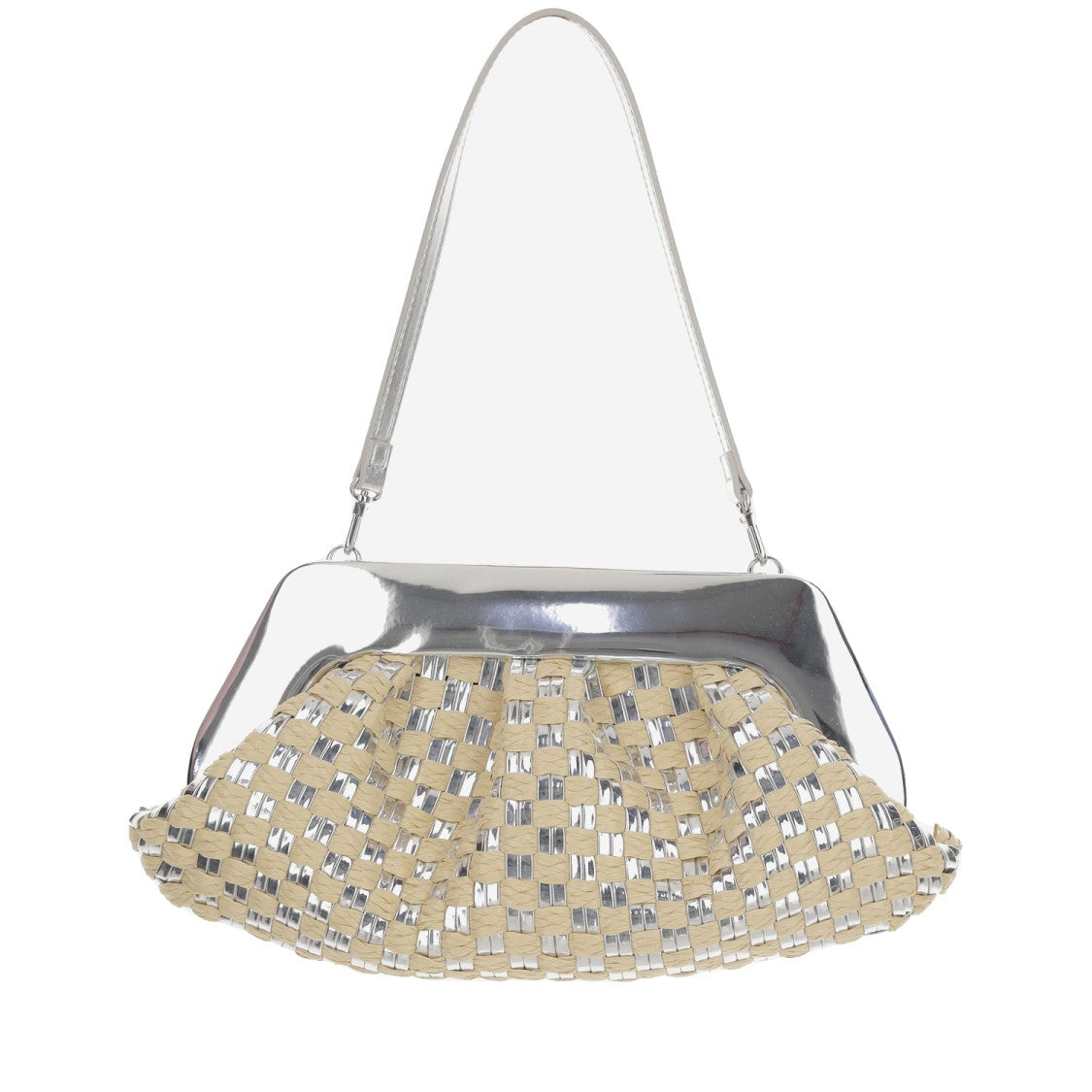 Themoirè Geo Bag With Woven Pattern