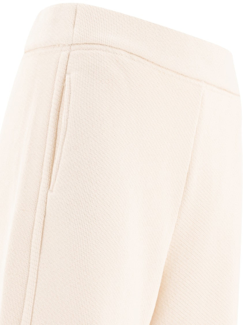 Max Mara Cropped Wide-Leg Trousers With Smooth Waistband
