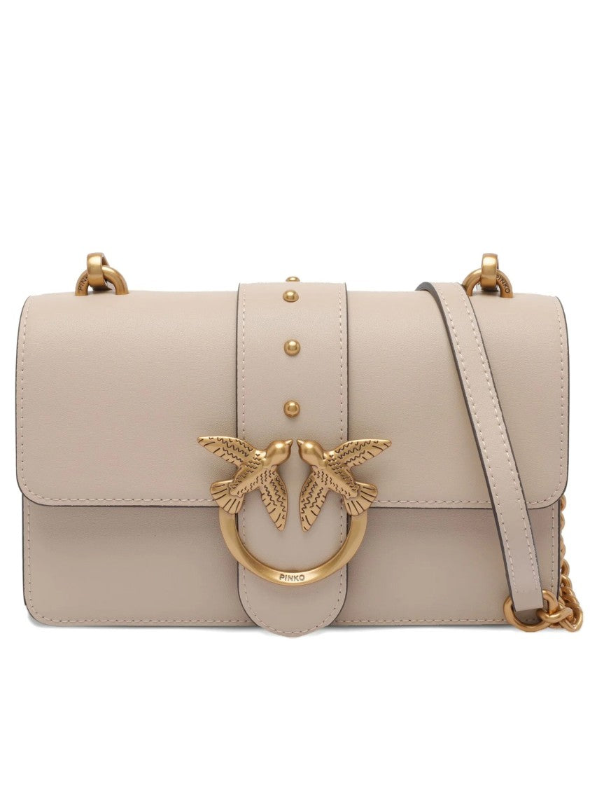 Pinko Love One Mini Leather Satchel