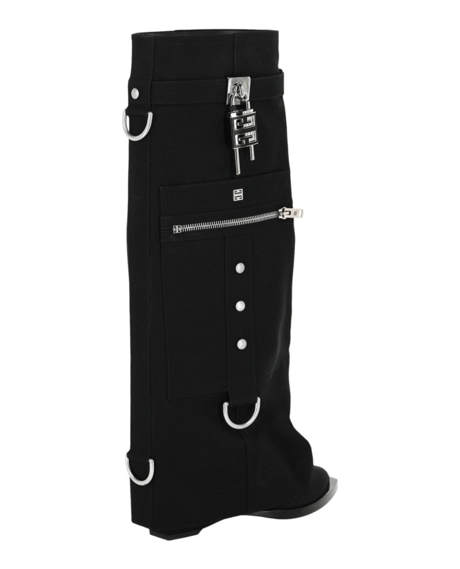 Givenchy Shark Lock Cowboy Boots With Pocket Detail