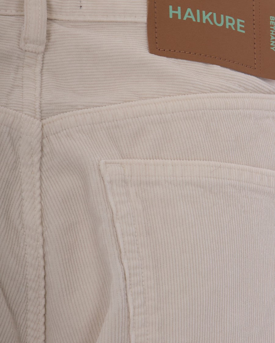 Haikure High-Waisted Wide-Leg Jeans In Ribbed Corduroy