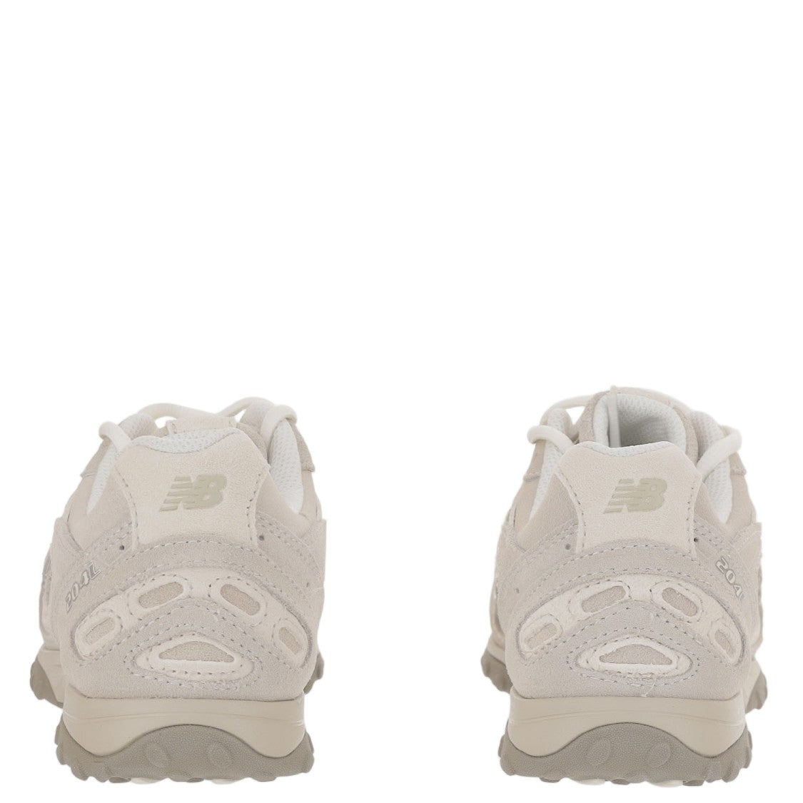New Balance Beige 204L Panel Suede Mesh Sneakers
